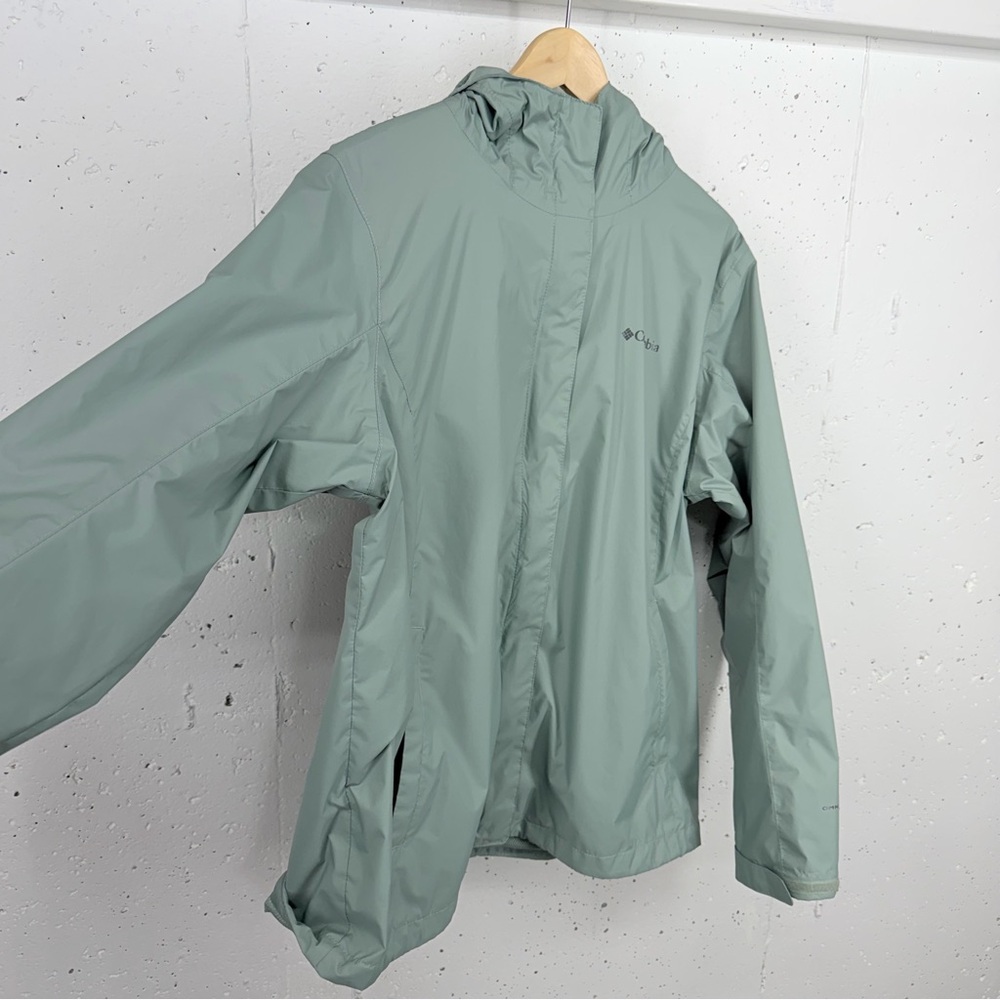 Columbia Women’s Size XL Timber Pointe II Hooded Rain Jacket - Picture 5 of 13